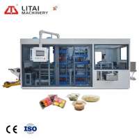 Automatic High Speed Pp Ps Pet Pla  Pvc Thermoforming Machine For Fast Food Plastic